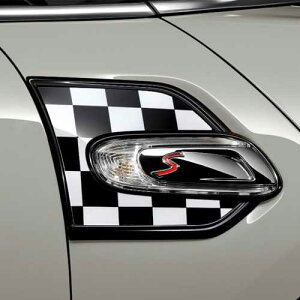 MINI TCh XJbg gEZbg "CHEQUERED FLAG BLACK"(`FbJ[tbO ubN) (F55/F56/F57) (O)