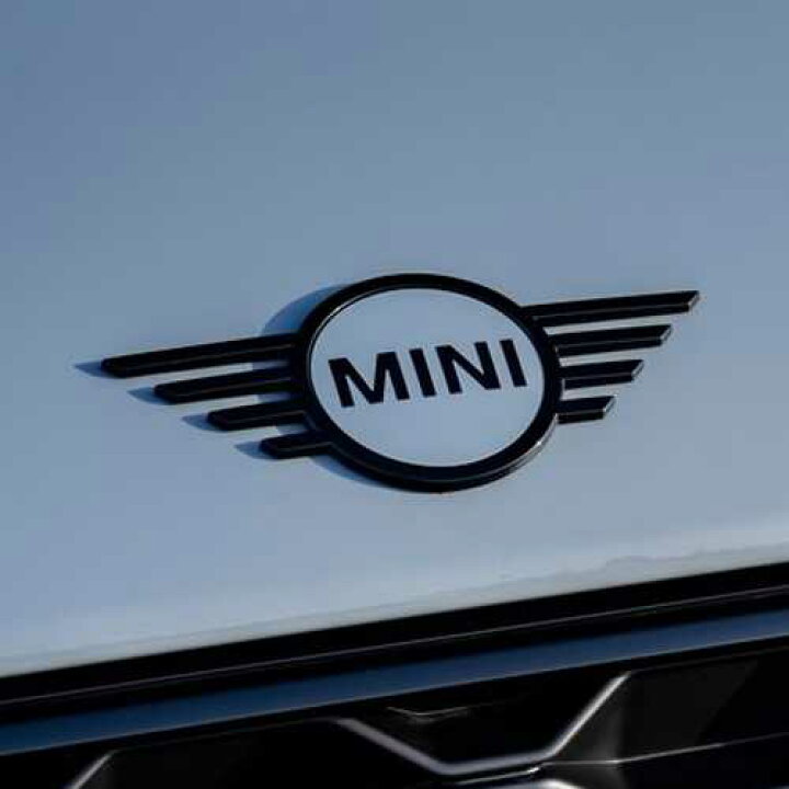 楽天市場】MINI純正 エンブレム (フロント) (ブラック&モメンタム 