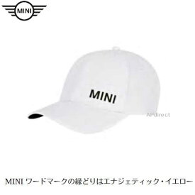 MINI純正 MINIワードマーク・キャップ（ホワイト）帽子