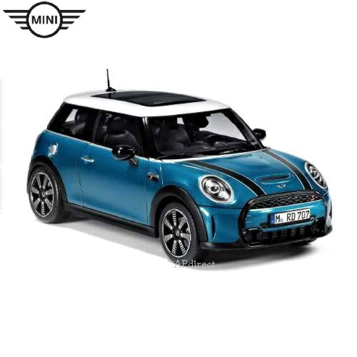 楽天市場】MINI ミニチュアカー F56 COOPER S（アイランド・ブルー 