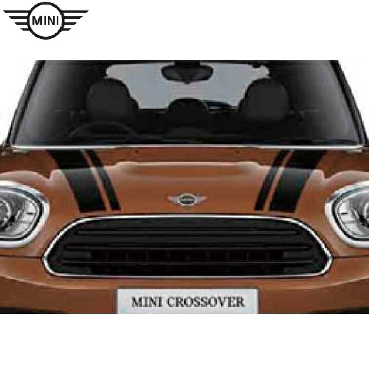 楽天市場】MINI純正 ボンネット・ストライプ (ブラック) (F60) : APdirect