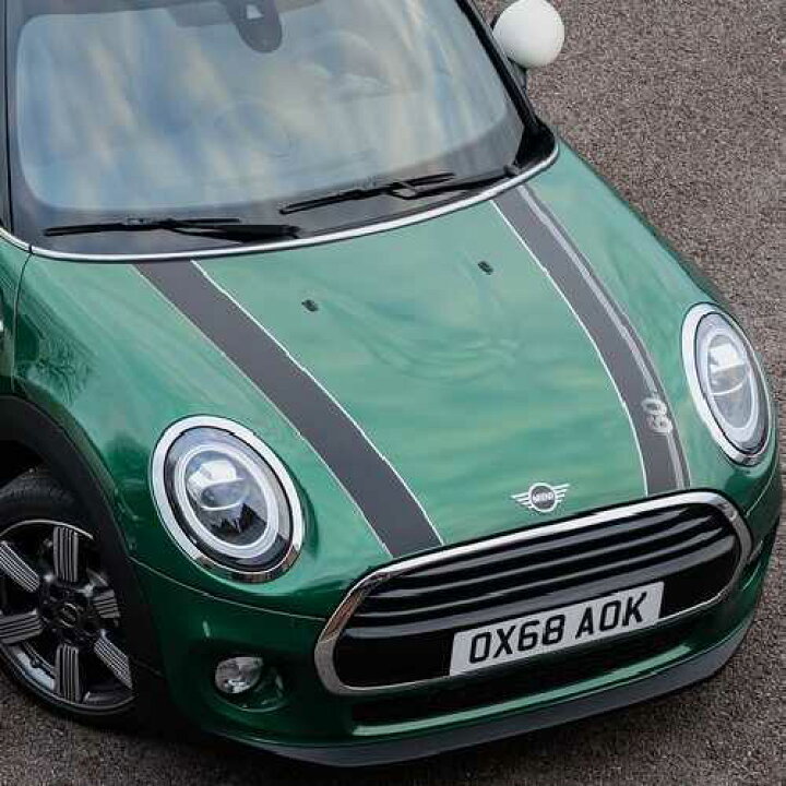 楽天市場】MINI純正 エンジンフード・ストライプ（ブラック）（MINI 60 
