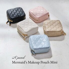 【A'pearl】 エパール メイクポーチ ミニポーチ スクエアポーチ 化粧ポーチ Mermaid’s Makeup Pouch Mini