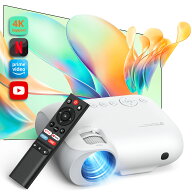 ★時間限定!! スーパーセール限定30%OFF!★ 小型プロジェクター 家庭用 天井投影 ネイティブ1080P 4K対応…