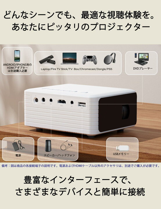 楽天市場】【最安値挑戦☆6,980円】プロジェクター 小型 家庭用 