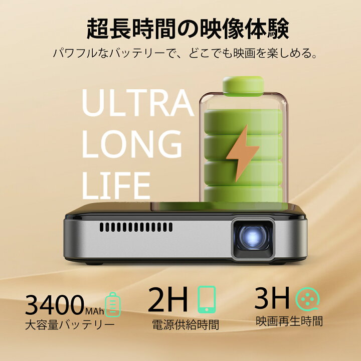 楽天市場】バックプロジェクター プロジェクター小型 家庭用 モバイル 