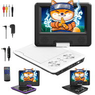 dvdプレーヤー ポータブルDVDプレーヤー　dvdプレーヤー ポータブル 9.5型インチ 7.5インチ回転　ディス…