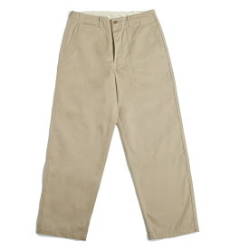 SCYE BASICS サイベーシック チノ ワイド パンツ ベージュ San Joaquin Cotton Chino41 Khaki Trousers