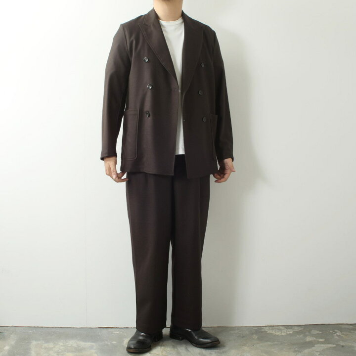 楽天市場】marka マーカ オフィサーパンツ 2プリーツ ワイド ダーク 