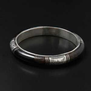 TOUAREG SILVER JEWELRY gDAO Vo[ WG[ POURE SILVER BANGLE G{j[Ebh Vo[oO BR9-1 