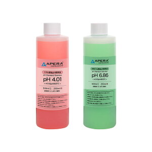 APERA pH�W���t�Z�b�g pH4.01/6.86�e250ml �t�^���_���W���t�ƒ������_���W���t�̃Z�b�g�i ���t�̂܂܎g�p �F�t���Ŏg���ԈႢ�Ȃ�