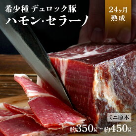 【在庫限り】【 送料無料 】スペイン産 ハモンセラーノブロック 24ヶ月熟成 生ハム 約350g ～450g希少種デュロック豚使用 贈答 高級 実用的 肉 グルメ 喜ばれる お肉 食品 ApexFresh 送料無料 ギフト プレゼント お歳暮 御歳暮 クリスマス