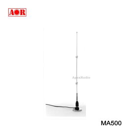 MA500 モービル用受信アンテナマグネット基台(同軸ケーブル4m)付 (AOR)