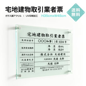 「APEX看板」宅地建物取引業者票【ガラス調アクリル】W45cm×H35cm 宅建表札 宅建看板 不動産 看板 標識 案内板 掲示板 看板 安価 看板 短納期 建設業 建設業 許可票 宅地看板 宅地建物取引主任者 宅地建物 建設業 開業 不動産 看板 不動産 開業アクリル G-tr