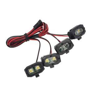 NXUEBDU RC�N���[���[LED���C�g�ARC�o���p�[���C�g�A�w�b�h���C�g/�X�P�[��Trx Trx Axial Scx Wraith Redcat Gen �A�b�v�O���[�h�p�[�c