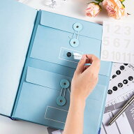 書類整理、二つ折りドキュメントオーガナイザー、重要な書類用ライフバインダー、ラベル付きの拡張可能な…