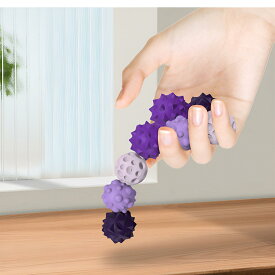 大人用マグネットボール フィジェットトイ - 不安を和らげるシリコンローラー、磁力の魅力