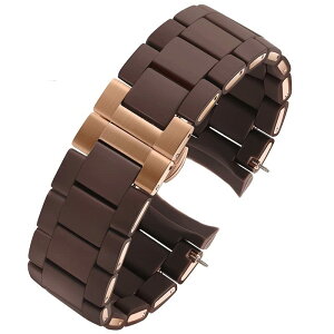 vxgAfor A}[j Ar5905/5920/5921/5906 Y fB[X o[ VR obO XeX X`[ voh ANZT[ 23mm 20mm (Color : Brown-rose gold, Size : 23mm)