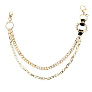 [] ���^�� �`�F�[�� �p���N �X�^�C�� �X�p�C�N �����O �L�[�z���_�[ �����Y AZ338