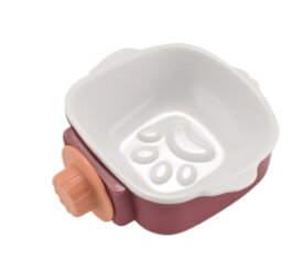 ペットボウル ペット食器 ハンガー ゲージ用 早食い防止 ペットぶら下げボウル フードボウル 高さ調整 取り外し可能 餌入れ 猫 犬 うさぎ 小動物用 食器 固定 ブルー オレンジ (シェイプ2,オレンジ)