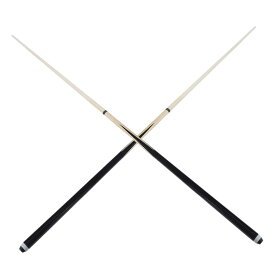ビリヤード キュー 2本セット 120cm 木製 練習用 家庭用 初心者 ビリヤード用品 スヌーカー 棒 2ピース セパレートタイプ コンパクト 収納 予備 ハウスキュー 施設 遊び 室内ゲーム 娯楽 レクリエーション