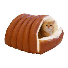 キャット ケーブ ベッド,防風 ペット 寝床 | 洗濯可能 スリーピング ベッド 子猫用 | 小型 中型 大型 子犬 子猫 家用 屋外 リビング ガーデン