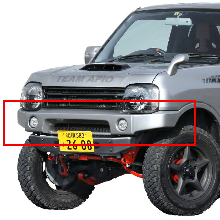 楽天市場】ジムニー パーツ バンパー【アピオ JB23用 タクティカル  