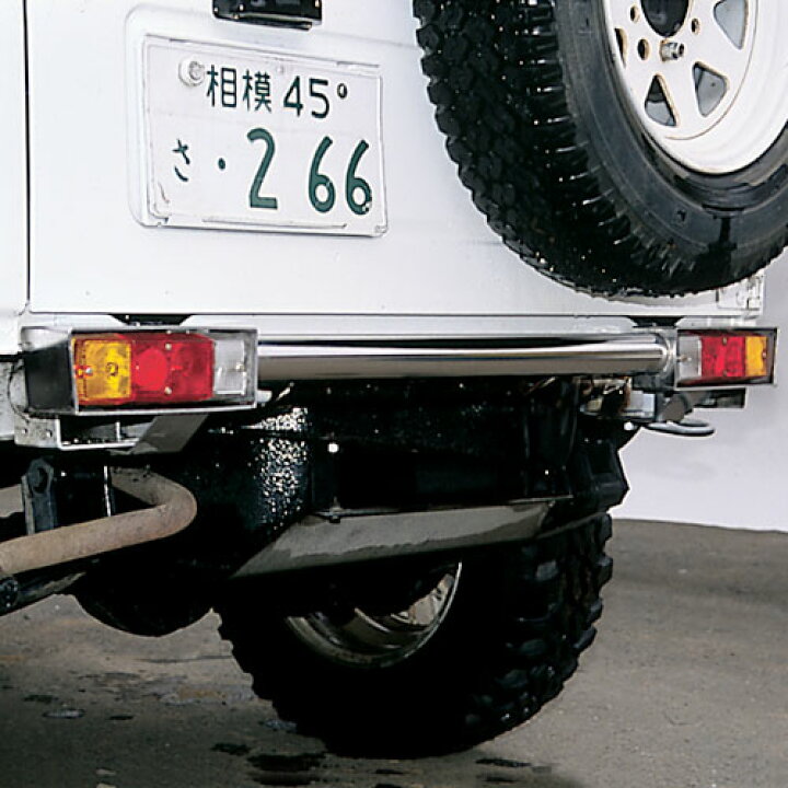 楽天市場】リアステンレスバンパー（小型ランプ変更タイプ） ジムニー  