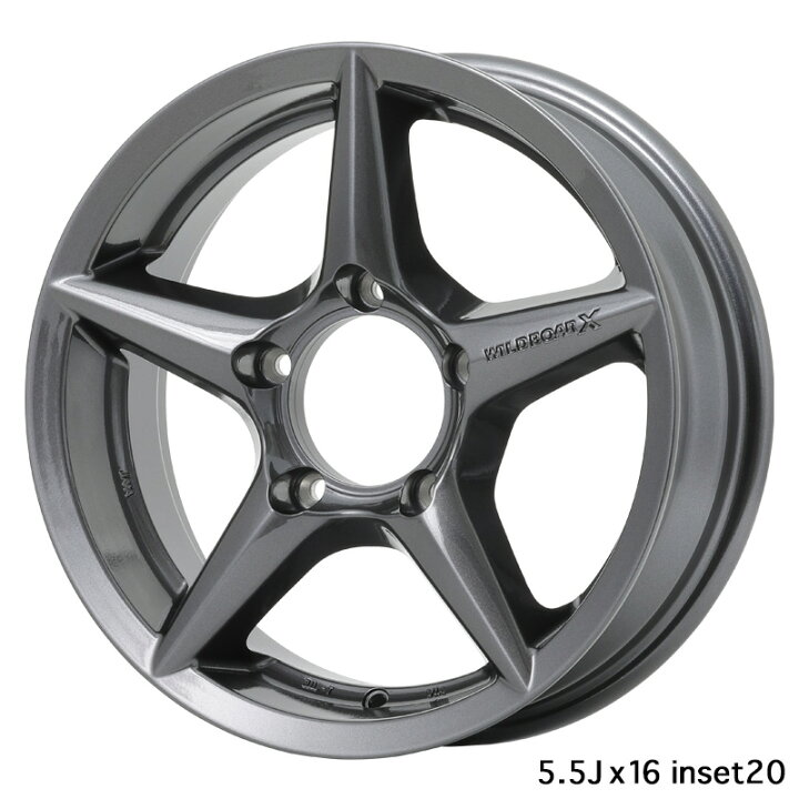 楽天市場】ジムニー ホイール JB64 【アピオ WILDBOAR X2 / 5.5J x 16 