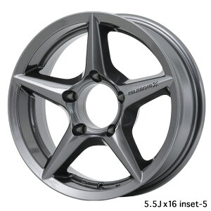 Wj[VG zC[ JB74 yAsI WILDBOAR X2 / 5.5J x 16 inset-5 for JIMNY SIERRAz Wj[VG p A~ zC[ Ch{A X2 M   X|[eB  5{ X|[N zC[