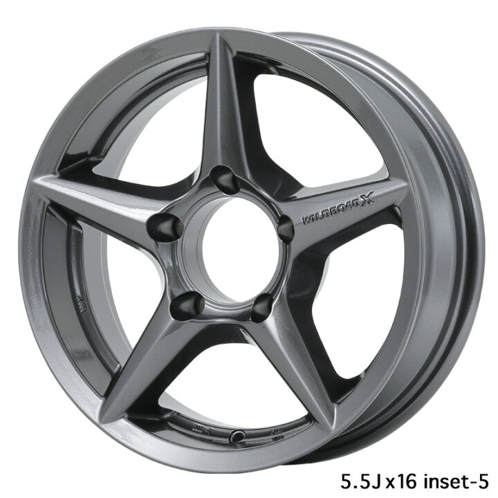 楽天市場】ジムニーシエラ ホイール JB74 【アピオ WILDBOAR X2 / 5.5J 