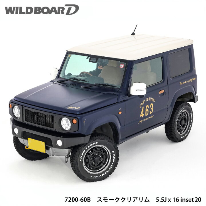 楽天市場】WILDBOAR D ジムニー jb64 jb74 ホイール ワイルドボア 