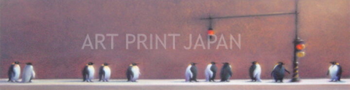 楽天市場】牧野 千穂 絵画・アート（版画）/ペンギンたちに聞いてみる 