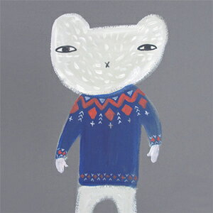 hiEEB\ GEA[g(ŉzi)/white bear fairisleitFAAC̃Z[^[𒅂N}j/