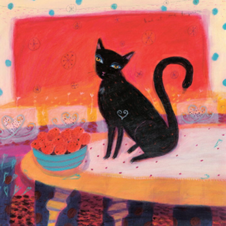 楽天市場】カレン・ホイプティング 絵画・アート（版画）/いたずら猫と  