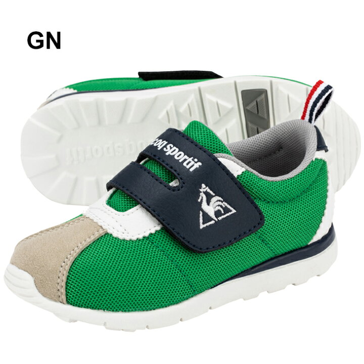 楽天市場 キッズ スニーカー シューズ ベビー 13 18 0cm 子供靴 ルコック Lecoqsportif モンペリエ V Ny F 軽量 メッシュ 男の子 女の子 定番 スポーティ カジュアル ベルクロ 運動靴 くつ Ql5rjc03 Apworld Kids
