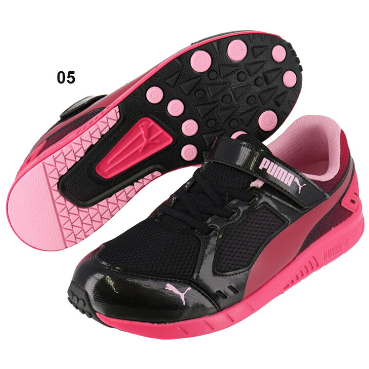 楽天市場 キッズシューズ プーマ Puma スピードモンスターv3 スニーカー ジュニア 子供靴 17 0 24 0cm ゴム紐 男の子 女の子 小学生 通学靴 運動靴 男児 女児 Apworld Kids