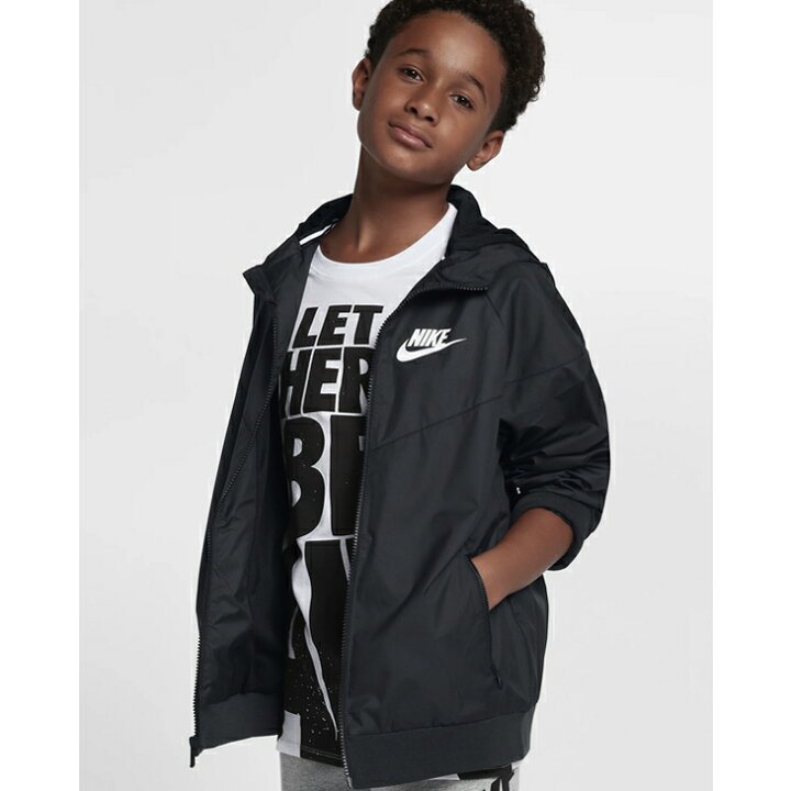 楽天市場 送料無料 ジュニア ウィンドブレーカー キッズ 130 160cm 子供服 ナイキ Nike B Nsw Wr Jkt Hd スポーツウェア ウィンドランナー スポーツウェア 男の子 女の子 子ども アウター 上着 ウインドブレイカー 011 Apworld Kids