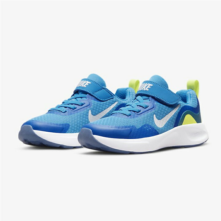 楽天市場 送料無料 キッズシューズ スニーカー 16 5 22cm ジュニア 子供靴 ナイキ Nike ウェアオールデイ Ps スポーツ カジュアル 靴 女の子 男の子 運動靴 ベルクロ 小学生 青 ブルー系 くつ Cj3817 404 Apworld Kids