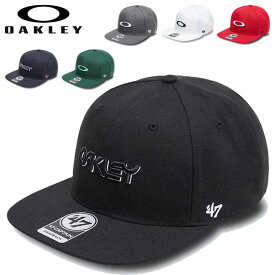 オークリー 帽子 キャップ メンズ レディース OAKLEY 47ブランド コラボ 刺繍ロゴ 6パネル ストリート カジュアル ユニセックス ぼうし FOS901222