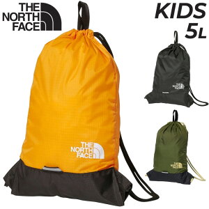 ノースフェイス キッズ ナップサック 5L 子供用 THE NORTH FACE ナイロン サブバッグ B5サイズ対応 鞄 男の子 女の子 子ども こども アウトドア カジュアル リュック ボーイズ ガールズ ブランド 