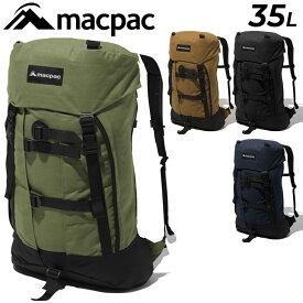 送料無料 マックパック バックパック 35L アウトドアバッグ MACPAC ゲッコ Gecko 中型パック ザック リュック デイパック 登山 トレッキング キャンプ ハイキング 鞄 ブランド かばん カバン 黒 ブラック/MM72301