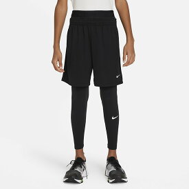 ナイキ キッズ ジュニア スポーツタイツ 男の子 NIKE PRO Dri-FIT ロングタイツ スポーツウェア ウエア 130-170cm 子供服 スパッツ レギンス 子ども用 男児 トレーニング 運動 ボーイズ キッズウェア ボトムス ブランド 黒 ブラック アパレル/FJ6821-010【返品不可】