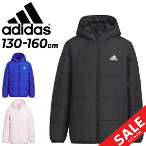 AfB_X LbY ȃWPbg qǂp adidas U ESS pfbhWPbg WjA 130-160cm q h ۉ AE^[ 킽 ǂ X|[c JWAEFA EGA Wo