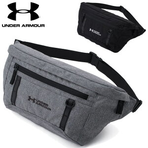 送料無料 アンダーアーマー ウエストバッグ 10L かばん UNDERARMOUR UAラージ ボディバッグ 斜め掛け スポーツバッグ ユニセックス 撥水 はっ水 10リットル ウエストポーチ トレーニング ジム ア
