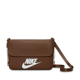 ナイキ ショルダーバッグ 3L レディース NIKE NSW フューチュラ 365 クロスボディ｜斜め掛け 肩掛け 鞄 ミニバッグ スポーツバッグ カジュアル アウトドア キャンプ 旅行 女性 シンプル ポシェット ポーチ ブラウン 茶色 ブランド かばん/CW9300-265