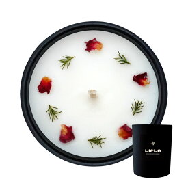 LIFLAキャンドル bunch of rose まるで花束を抱えた瞬間のような、みずみずしいローズの香り ギフト プレゼント 誕生日プレゼント プレゼント 母の日 ギフト 父の日 ギフト 韓国雑貨 癒し空間 インテリア小物 インテリア雑貨 韓国インテリア アロマキャンドル