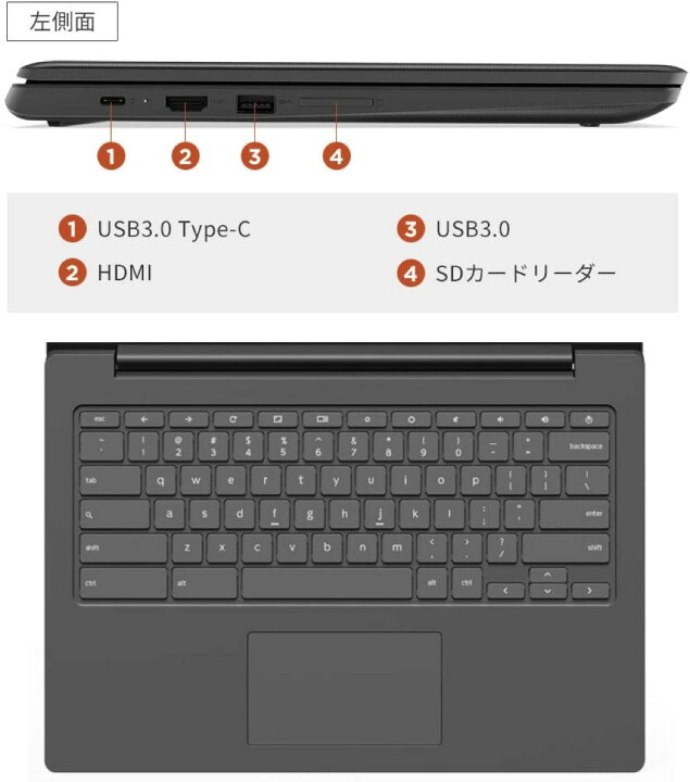 楽天市場】Lenovo S330 32GB Google Chromebook ノートパソコン 14.0型 