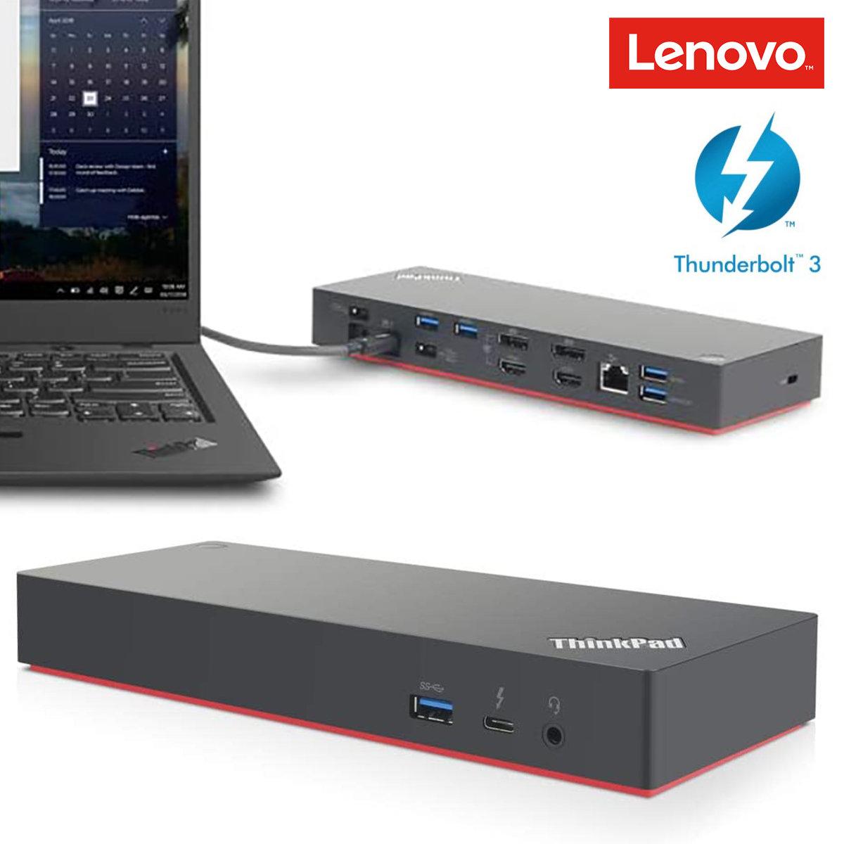 楽天市場】Lenovo 40AN0135JP ThinkPad Thunderbolt 3 ドック 2
