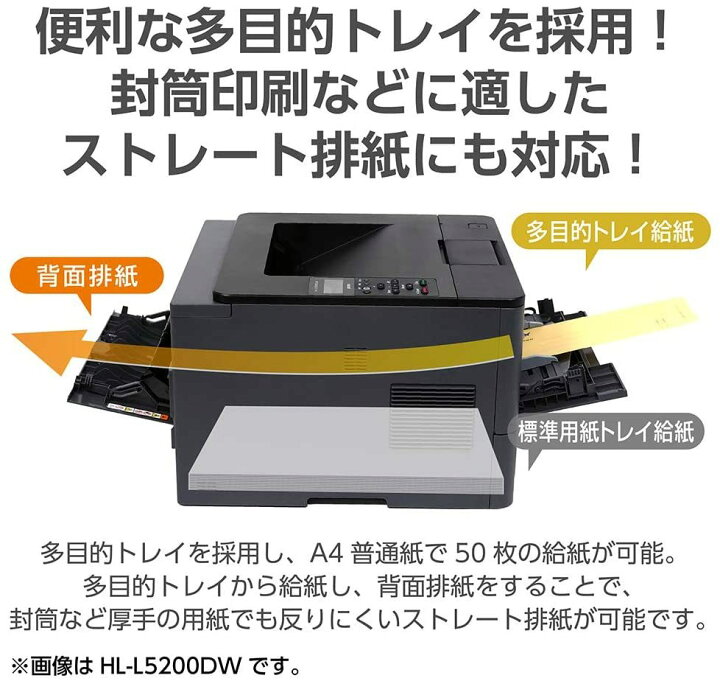 楽天市場】Brother HL-L5200DW レーザープリンター A4 モノクロ 白黒 
